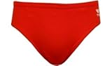 TYR Sport Men's Solid Racer Swim Suit,Red,36