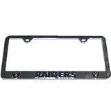 Steel fram license plate with Oakland Raiders logo