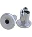 ACTION HANDLEBAR PLUGS ODI ALLOY SILVER