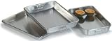 Bake and Roast Pan Satin Finish - Tapered Sides 25-3/4'' x 17-3/4'' x 2-1/4''
