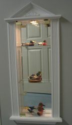 (CC-530) Solid Wood Recessed in the wall Curio Cabinet, 30