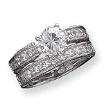 14k 3-Stone CZ (Cubic Zirconia) Leverback Earrings