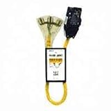 14/3 Conductor 6' Yellow Cord White GFCI