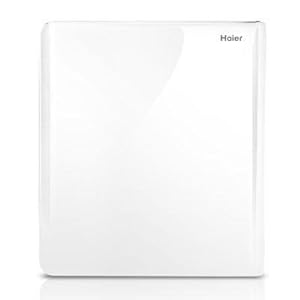 Haier America 1.7cf Thermelec Nucool Technology Fridge White 2-position 2 Liter Bottle Door