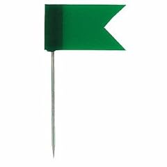 Alco Markierf�hnchen 20mm gr�n VE=20 St�ck