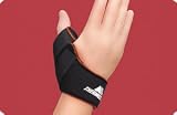 Thermoskin Flexible Thumb Splint, Black, Right, Large