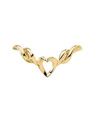 14K Yellow Gold Slide Heart Chain Slide