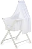 Cariboo Bassinet Veil & Arm, White
