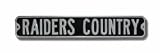 Steel Street Sign: RAIDERS COUNTRY