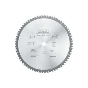 DEWALT DW7747 14-Inch 72 Tooth Heavy Gauge Ferrous Metal Cutting Saw Blade with 1-Inch... by DeWALT