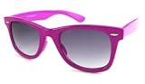 UrbanSpecs Sunglasses - Classics - Wayfarer - Neon / Frame: Purple Lens: Grey Gradient-WayfarerPRP
