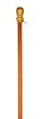 Wooden Flag Pole with Metal Ring - 5 ft.
