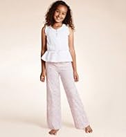 Younger Girls Autograph Pure Cotton Floral Pyjamas