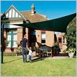 Coolaroo 11 ft 10 Square Shade Sail - Brunswick Green