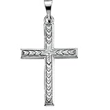 Platinum Cross Pendant