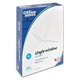 Office Depot #9 Window Env 3 7/8x8 7/8 White 500/bx - Model 475725