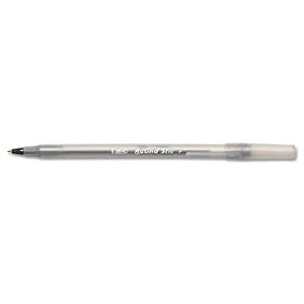 BIC GSF11BK - Round Stic Ballpoint Stick Pen, Black Ink, Fine, Dozen-BICGSF11BK
