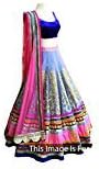 AngelNX Women's Silk Lehenga Choli Free Size Pink