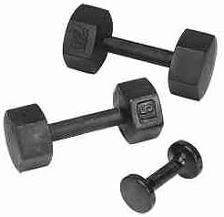Cast Iron Dumbbell - 25 lbs