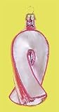 Pink Ribbon 5 Ornament - set of 6