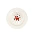 Waechtersbach 7713214368 8.25-Inch Willie Rimmed Salad Plate - White With Red Moose