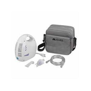 Click here to buy Mabis Healthcare Compressor Nebulizer Kit with Tote Bag.