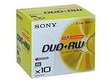 Sony DPW 120A - 10 x DVD+RW - 4.7 GB 1x - 4x - jewel Case - storage media