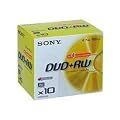 Sony DPW 120A - 10 x DVD+RW - 4.7 GB 1x - 4x - jewel Case - storage media