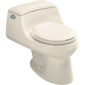 Buy KOHLER San Raphael One-Piece Round-Front Toilet, Almond #K-3467-47 (Kohler Toilets, Plumbing, Toilets & Bidets, Toilets)
