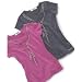 DKNY Girls Francis Rhinestone Tie Tee, Slate, Large Size for Girls