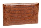 Buy Abas  Patent Croco Full Frame Clutch ~ Discount Abas  Patent Croco Full Frame Clutch