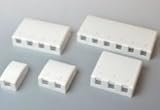 日本製線　Cat6用2ポートローゼットボックスキット（深型）　NSBOX2L-624KIT※5個入り