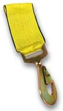 2" x 12" Fixed End w/ Twisted Snap Hook & Bolt Loop