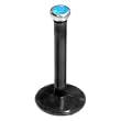 Black BIOPLAST Caribbean Blue Opal SWAROVSKI Monroe Ring