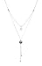Star Glass Bead Y-Necklace - Purple, by Anat Eyal