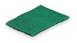 Tough Guy 2NTH1 Scouring Pad, Green, PK 15