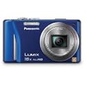 Panasonic Lumix DMC-ZS10 14.1 MP Digital Camera with 16x Wide Angle Optical Image Stabilized Zoom and Built-In GPS Function (Blue)