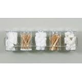 Clinton Clear Acrylic Wall Mount Jar Rack