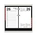 AAGE717T50 - 3 1/2'' x 6'' - 2010 One-Color Daily Desk Calendar Refill - With Monthly Tab Set