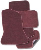 Global Accessories 761696-73 Premier Custom Floor Mats - 4 PC SET Red