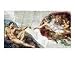 The Creation Of Adam by Michelangelo Buonarroti 14 x 11 Poster - Framing Options Available - Click Here For Details