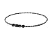PHI-TEN Titanium Necklace, Camouflage in Black and Grey, 18 Inches