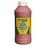 Crayola Washable Paint, 16 Oz, Brown (BIN54201607)