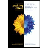 Making sense : a student's guide to research and writing