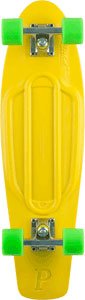 Penny Nickel Yellow / Green Complete Skateboard - 7.5