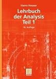 Lehrbuch der Analysis 1: Tl 1