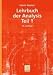Bücher : Lehrbuch der Analysis 1: Tl 1