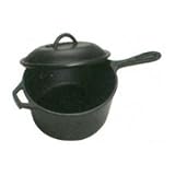 Bayou Classic 7448, 2.5-Qt. Cast Iron Bean Pot with Lid