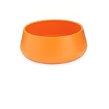 Polkadog Packabowl Pet Bowl: Orange