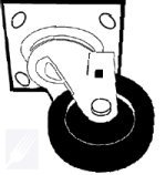 Rubbermaid 1304-L3 Caster for 1304